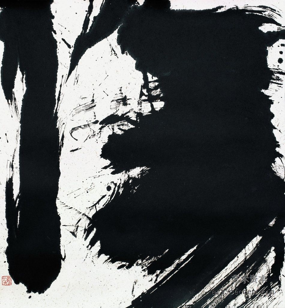 伤-文字系列 90cm×90cm 2007年
